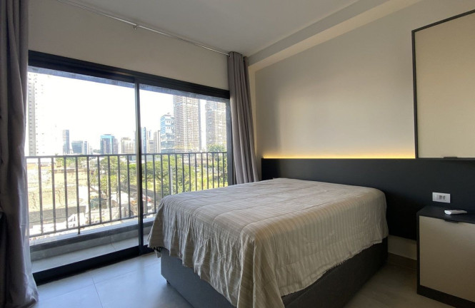 Imagem Apartamento com 1 Quarto para Alugar, 24 m² em Brooklin - São Paulo