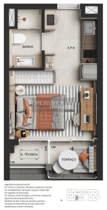 Imagem Apartamento com 1 Quarto à Venda, 25 m² em Perdizes - São Paulo Imagem Apartamento com 1 Quarto à Venda, 25 m² em Perdizes - São Paulo