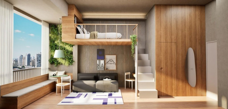 Imagem Apartamento com 1 Quarto à Venda, 24 m² em Moema - São Paulo Imagem Apartamento com 1 Quarto à Venda, 24 m² em Moema - São Paulo
