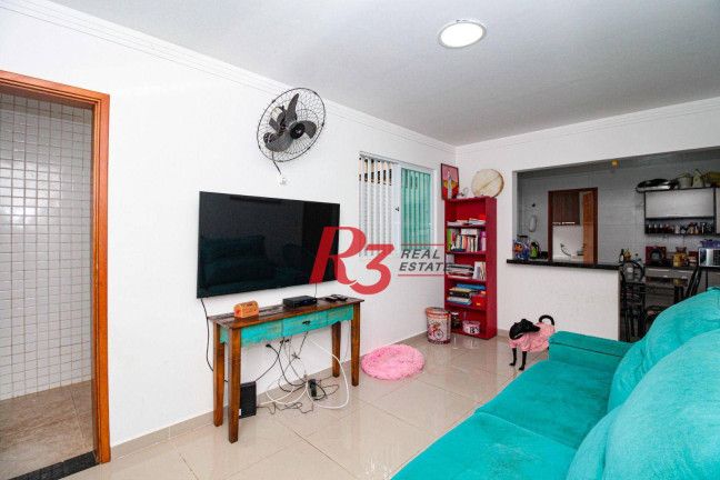 Imagem Casa com 3 Quartos à Venda, 95 m² em Marapé - Santos Imagem Casa com 3 Quartos à Venda, 95 m² em Marapé - Santos