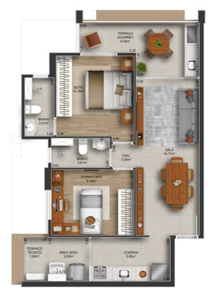 Imagem Apartamento com 2 Quartos à Venda, 75 m² em Gonzaga - Santos Imagem Apartamento com 2 Quartos à Venda, 75 m² em Gonzaga - Santos