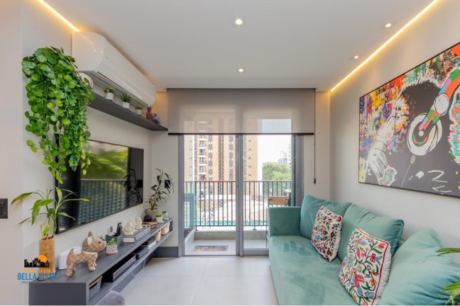 Imagem Apartamento com 1 Quarto à Venda, em Moema - São Paulo Imagem Apartamento com 1 Quarto à Venda, em Moema - São Paulo