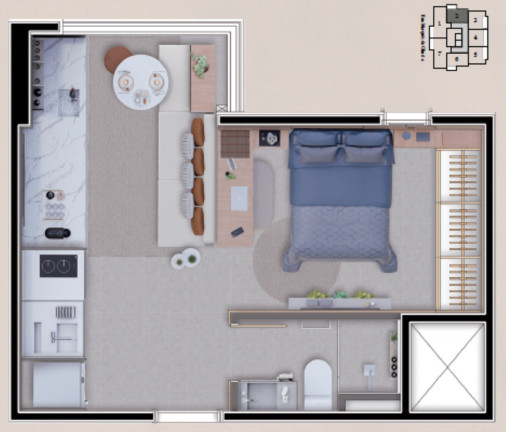 Imagem Apartamento com 2 Quartos à Venda, 42 m² em Vila Dom Pedro I - São Paulo