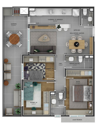 Imagem Apartamento com 3 Quartos à Venda, 176 m² em Jardim América - São Leopoldo Imagem Apartamento com 3 Quartos à Venda, 176 m² em Jardim América - São Leopoldo