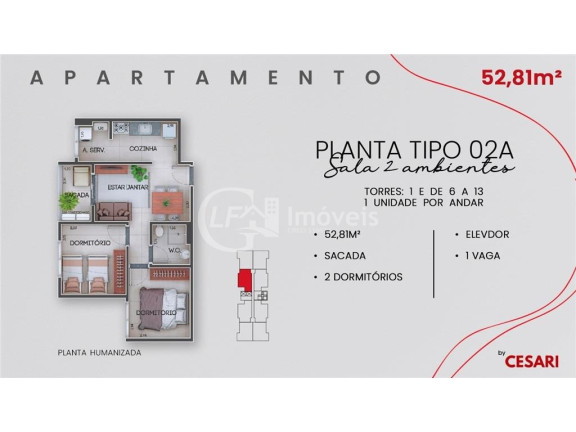 Imagem Imóvel com 2 Quartos à Venda, 53 m² em Vila Planalto - Campo Grande Imagem Imóvel com 2 Quartos à Venda, 53 m² em Vila Planalto - Campo Grande