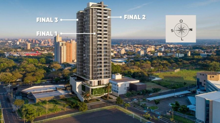 Apartamento com 3 Quartos à Venda, 125 m² em Jardim Polo Centro - Foz Do Iguaçu