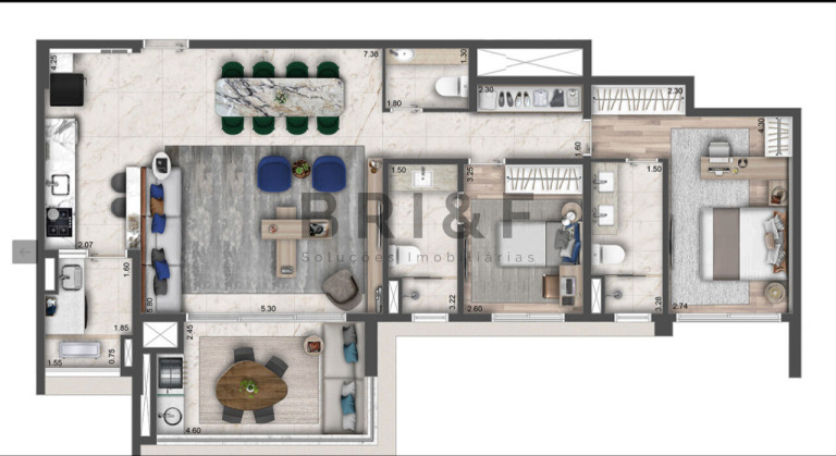 Imagem Apartamento com 3 Quartos à Venda, 112 m² em Campo Belo - São Paulo Imagem Apartamento com 3 Quartos à Venda, 112 m² em Campo Belo - São Paulo