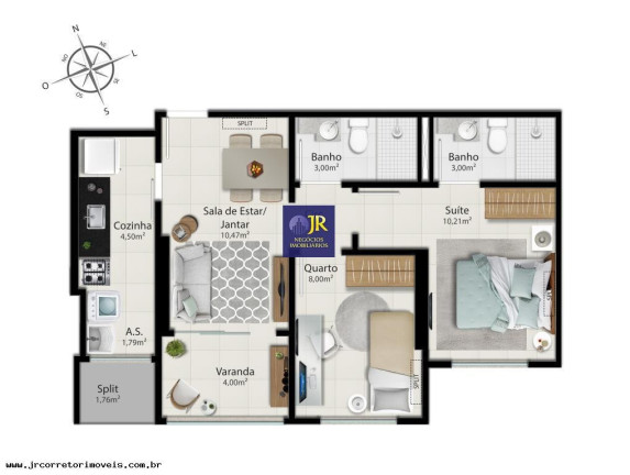 Imagem Imóvel com 2 Quartos à Venda, 59 m² em Jockey De Itaparica - Vila Velha