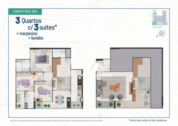 Imagem Apartamento com 2 Quartos à Venda, 54 m² em Praia De Itaparica - Vila Velha