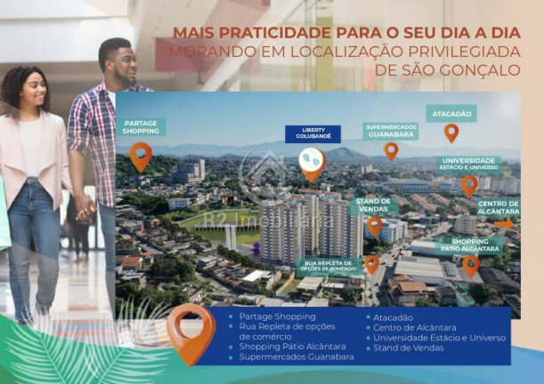 Imagem Apartamento com 2 Quartos à Venda, 48 m² em Colubande - São Gonçalo Imagem Apartamento com 2 Quartos à Venda, 48 m² em Colubande - São Gonçalo