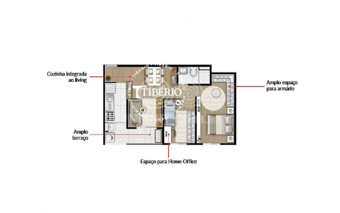 Imagem Apartamento com 2 Quartos à Venda, 52 m² em Conceição - São Paulo