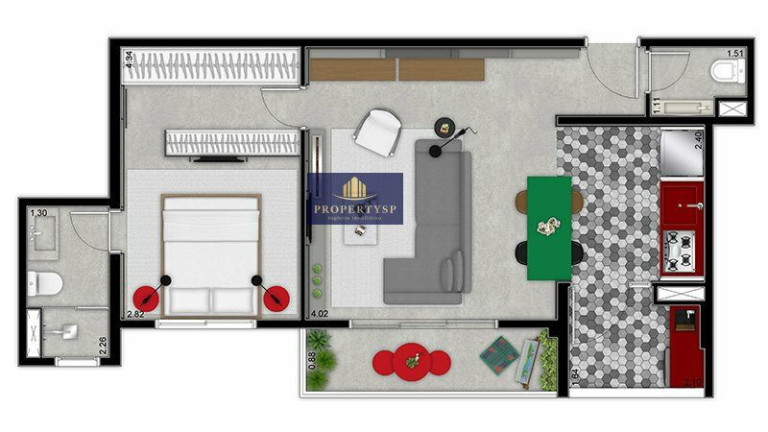 Imagem Apartamento com 1 Quarto à Venda, 57 m² em Vila Madalena - São Paulo Imagem Apartamento com 1 Quarto à Venda, 57 m² em Vila Madalena - São Paulo