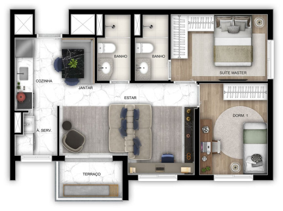 Imagem Apartamento com 3 Quartos à Venda, 56 m² em Vila Guarani (z Sul) - São Paulo Imagem Apartamento com 3 Quartos à Venda, 56 m² em Vila Guarani (z Sul) - São Paulo