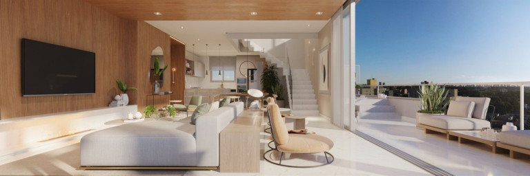 Imagem Cobertura com 3 Quartos à Venda, 240 m² em Hugo Lange - Curitiba Imagem Cobertura com 3 Quartos à Venda, 240 m² em Hugo Lange - Curitiba
