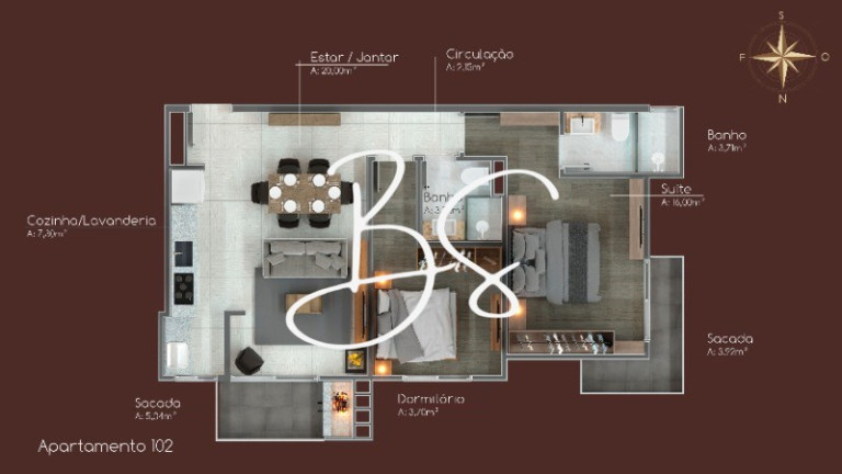 Imagem Apartamento com 2 Quartos à Venda, 81 m² em Centro - Canela Imagem Apartamento com 2 Quartos à Venda, 81 m² em Centro - Canela