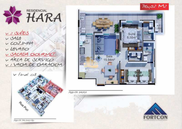 Imagem Apartamento com 2 Quartos à Venda, 76 m² em Tupi - Praia Grande Imagem Apartamento com 2 Quartos à Venda, 76 m² em Tupi - Praia Grande
