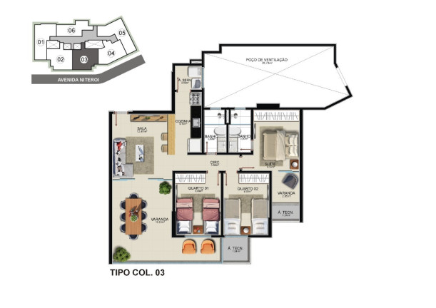 Imagem Imóvel com 3 Quartos à Venda, 95 m² em Praia Do Morro - Guarapari