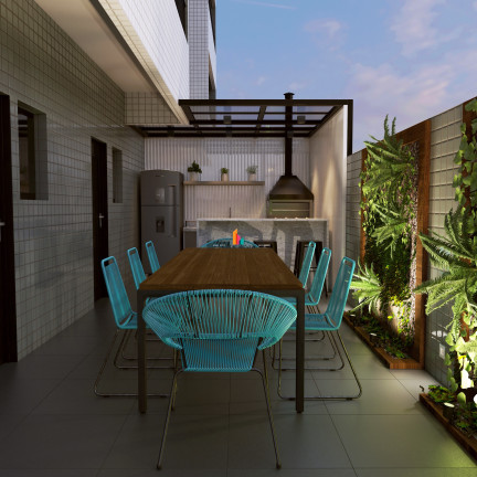 Imagem Apartamento com 2 Quartos à Venda, 71 m² em Guilhermina - Praia Grande