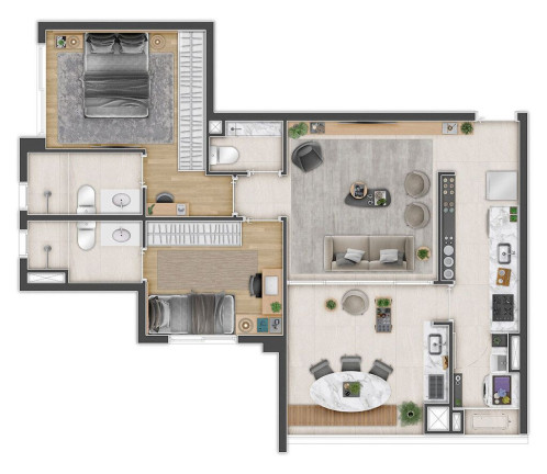 Imagem Apartamento com 2 Quartos à Venda, 69 m² em Campo Belo - São Paulo Imagem Apartamento com 2 Quartos à Venda, 69 m² em Campo Belo - São Paulo