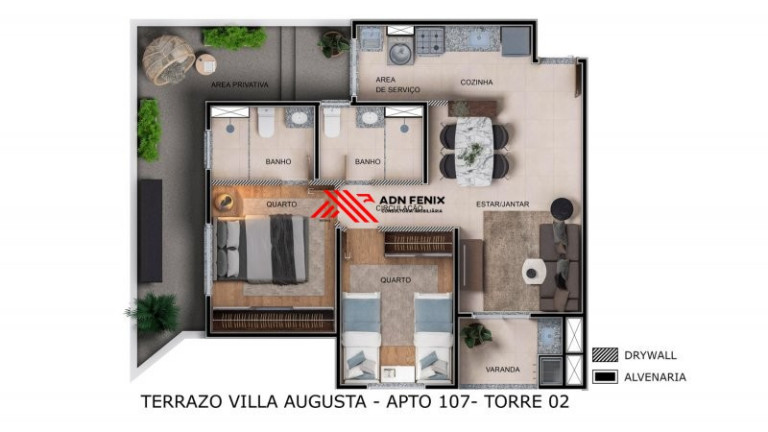 Imagem Apartamento com 2 Quartos à Venda, 55 m² em Vila Augusta - Guarulhos