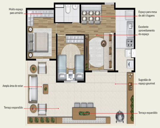 Imagem Apartamento com 2 Quartos à Venda, 49 m² em Centro - Diadema