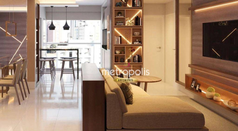Apartamento com 2 Quartos à Venda, 83 m² em Santo Antônio - São Caetano Do Sul