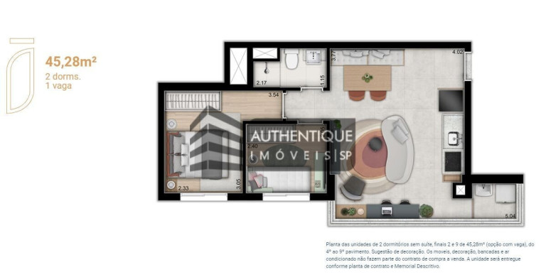 Imagem Apartamento com 2 Quartos à Venda, 45 m² em Pinheiros - São Paulo Imagem Apartamento com 2 Quartos à Venda, 45 m² em Pinheiros - São Paulo