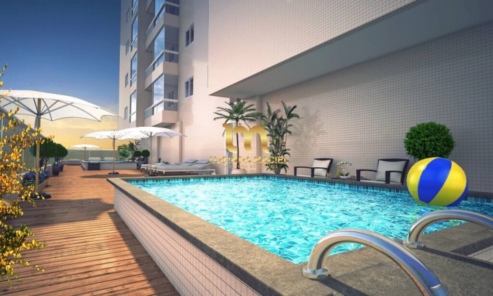 Imagem Apartamento com 2 Quartos à Venda, 65 m² em Guilhermina - Praia Grande