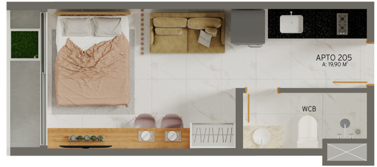 Imagem Apartamento com 1 Quarto à Venda, 40 m² em Jardim Oceania - João Pessoa Imagem Apartamento com 1 Quarto à Venda, 40 m² em Jardim Oceania - João Pessoa