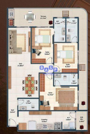 Imagem Apartamento com 3 Quartos à Venda, 117 m² em Vila Guilhermina - Praia Grande Imagem Apartamento com 3 Quartos à Venda, 117 m² em Vila Guilhermina - Praia Grande