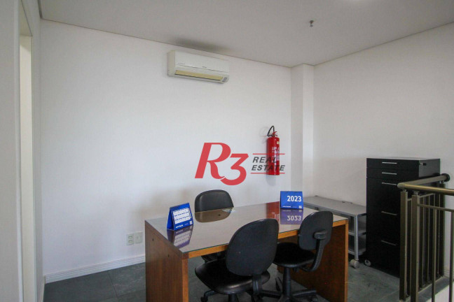 Imagem Sala Comercial à Venda ou Locação, 98 m² em Valongo - Santos Imagem Sala Comercial à Venda ou Locação, 98 m² em Valongo - Santos