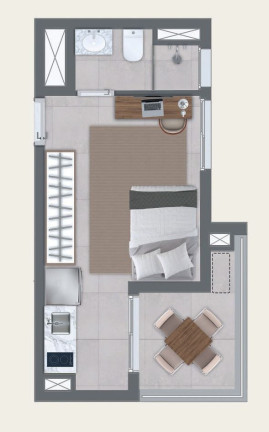 Studio com 1 Quarto à Venda, 25 m² em Vila Mariana - São Paulo