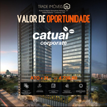 Imagem Sala Comercial à Venda, 55 m² em Gleba Fazenda Palhano - Londrina Imagem Sala Comercial à Venda, 55 m² em Gleba Fazenda Palhano - Londrina
