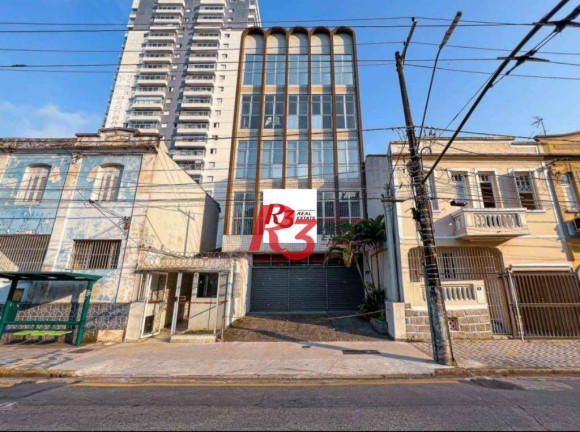 Sala Comercial à Venda ou Locação, 300 m² em Vila Matias - Santos