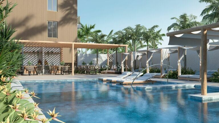 Apartamento com 1 Quarto à Venda, 36 m² em Praia Dos Carneiros - Tamandaré