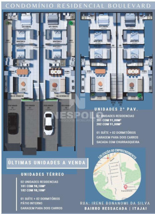 Imagem Apartamento com 2 Quartos à Venda, 91 m² em Ressacada - Itajai Imagem Apartamento com 2 Quartos à Venda, 91 m² em Ressacada - Itajai