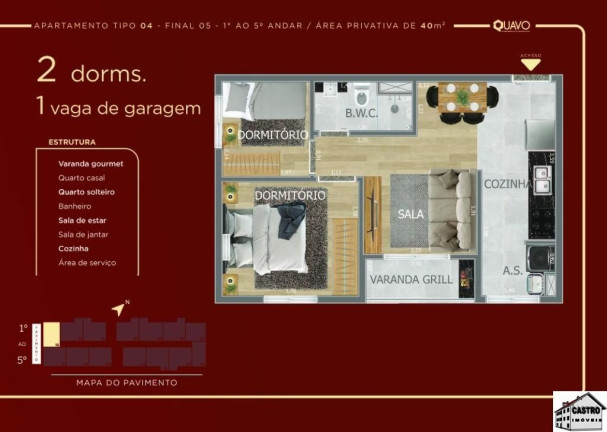 Imagem Apartamento com 2 Quartos à Venda, 45 m² em Vila Fernandes - São Paulo Imagem Apartamento com 2 Quartos à Venda, 45 m² em Vila Fernandes - São Paulo