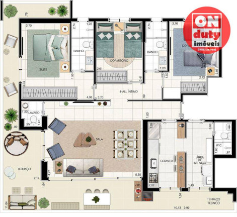 Imagem Apartamento com 3 Quartos à Venda, 138 m² em José Menino - Santos Imagem Apartamento com 3 Quartos à Venda, 138 m² em José Menino - Santos