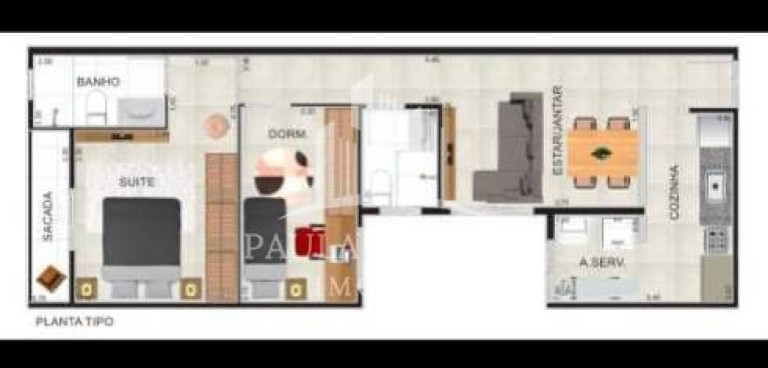 Imagem Apartamento com 2 Quartos à Venda, 63 m² em Vila Bocaina - Mauá Imagem Apartamento com 2 Quartos à Venda, 63 m² em Vila Bocaina - Mauá