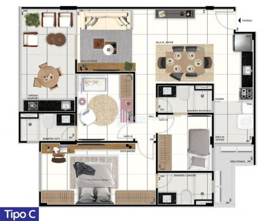 Imagem Apartamento com 3 Quartos à Venda, 92 m² em Recanto Das Palmeiras - Teresina Imagem Apartamento com 3 Quartos à Venda, 92 m² em Recanto Das Palmeiras - Teresina