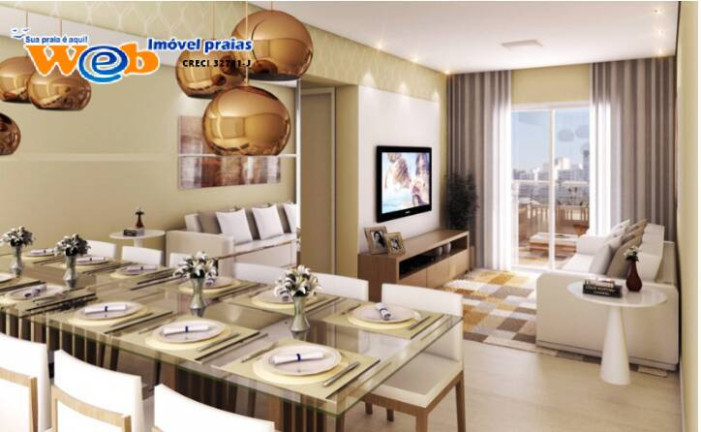 Imagem Apartamento com 2 Quartos à Venda, 74 m² em Ocian - Praia Grande