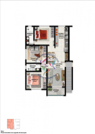 Imagem Apartamento com 2 Quartos à Venda, 62 m² em Taperapuan - Porto Seguro Imagem Apartamento com 2 Quartos à Venda, 62 m² em Taperapuan - Porto Seguro