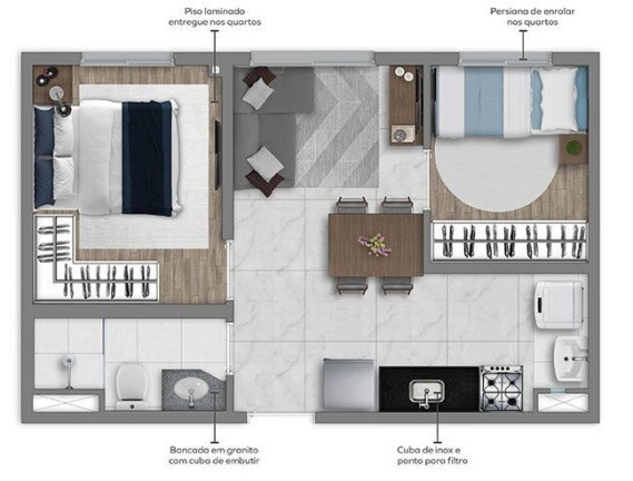 Imagem Apartamento com 2 Quartos à Venda, 33 m² em Barra Funda - São Paulo Imagem Apartamento com 2 Quartos à Venda, 33 m² em Barra Funda - São Paulo