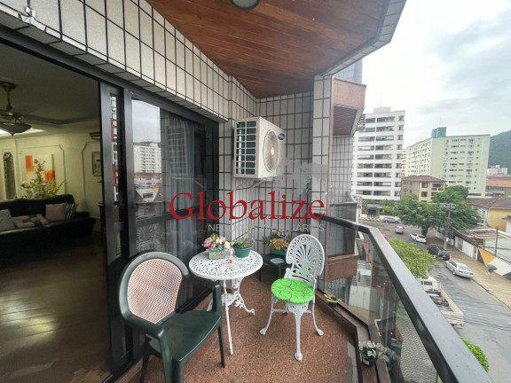 Imóvel com 3 Quartos à Venda, 139 m² em Campo Grande - Santos