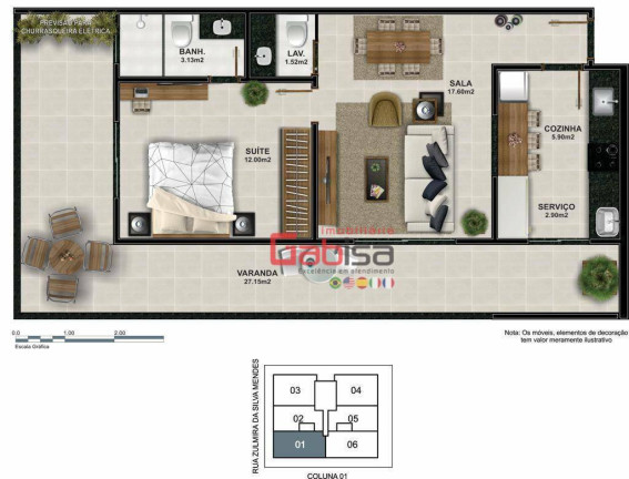 Imagem Apartamento com 1 Quarto à Venda, 60 m² em Braga - Cabo Frio Imagem Apartamento com 1 Quarto à Venda, 60 m² em Braga - Cabo Frio