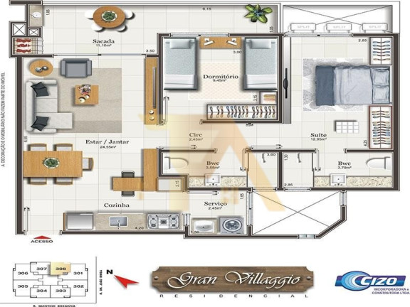 Imagem Apartamento com 3 Quartos à Venda, 60 m² em Centro - Imbituba Imagem Apartamento com 3 Quartos à Venda, 60 m² em Centro - Imbituba