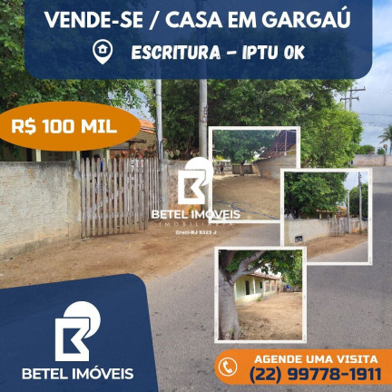 Imagem Casa com 3 Quartos à Venda, 80 m² em Gargau - São Francisco De Itabapoana Imagem Casa com 3 Quartos à Venda, 80 m² em Gargau - São Francisco De Itabapoana
