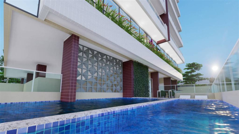 Imagem Apartamento com 2 Quartos à Venda, 80 m² em Guilhermina - Praia Grande