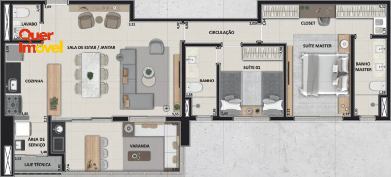 Imagem Apartamento com 3 Quartos à Venda, 100 m² em Jardim Botânico - Ribeirão Preto Imagem Apartamento com 3 Quartos à Venda, 100 m² em Jardim Botânico - Ribeirão Preto