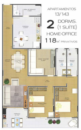 Imagem Apartamento com 2 Quartos à Venda, 119 m² em Guilhermina - Praia Grande Imagem Apartamento com 2 Quartos à Venda, 119 m² em Guilhermina - Praia Grande